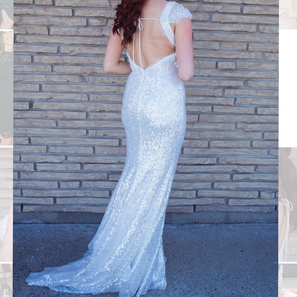 Sequin Bridal/Formal Dress Size 4